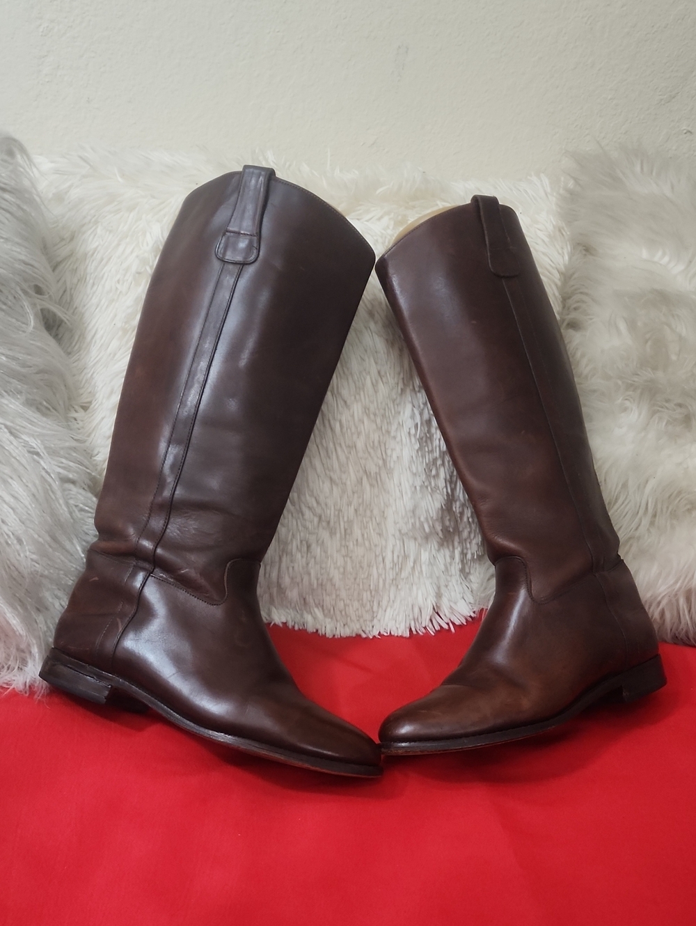 Cole Haan Vantage Women's Dark Brown Tall Leather Riding Boots